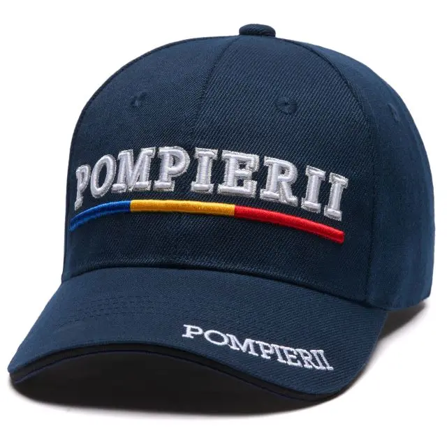 Sapca Premium  Pompierii, Barbati, Femei, Broderie 3D, Bleumarin, Marime reglabila Echipamente Pompieri-IGSU - Sapca Premium  Pompierii, Barbati, Femei, Broderie 3D, Bleumarin, Marime reglabila