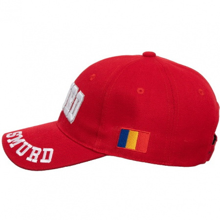 Sapca Premium SMURD, Barbati,Femei , Broderie 3D, Rosie, Marime reglabila [1]