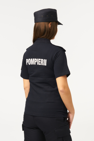 Echipamente - Tricou polo pompieri maneca scurta cu suport de grad