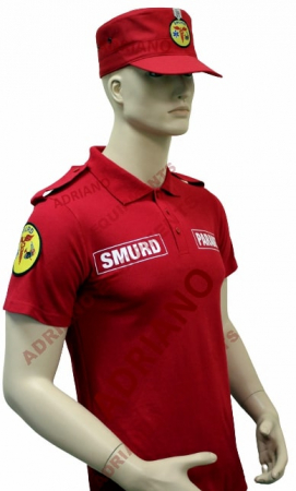 Tricou Smurd polo maneca scurta cu suport de grad [1]