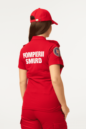 Tricou Smurd polo maneca scurta cu suport de grad [2]