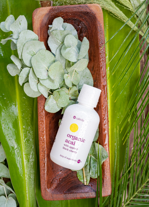 Organic Acai este un produs complex, pe bază de fructe organice: acai, mere şi cireşe negre, extrem de bogat în antioxidanţi şi vitamine [4]