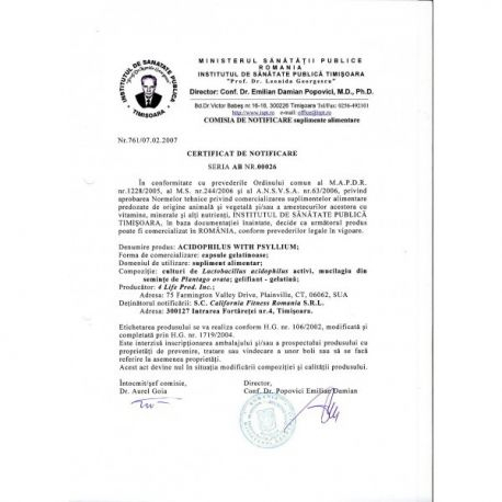 Acidophilus 100 Capsule: Probiotice pentru Sănătatea Digestivă [4]