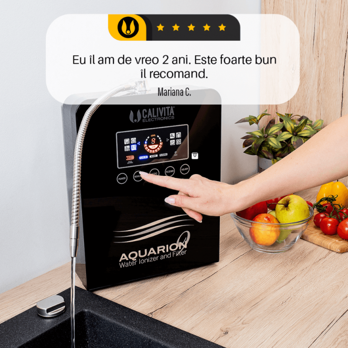 Aquarion Calivita-produce apă ionizată alcalină şi acidă. Tehnologie de ultima generatie [16]