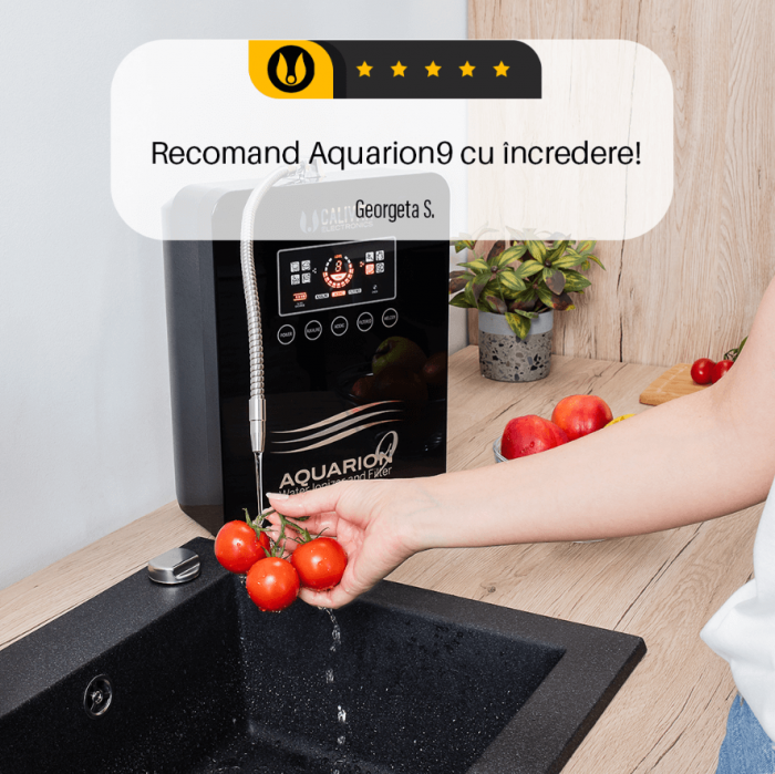 Aquarion Calivita-produce apă ionizată alcalină şi acidă. Tehnologie de ultima generatie [15]