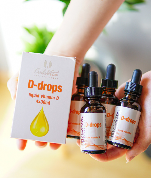 Pachet D-drops (3+1 Gratis) - Vitamina D3 Lichida (4 x 30 ml) [3]
