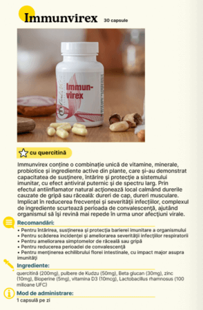 Immunvirex “Imunitate la superlativ” (30 capsule) [4]
