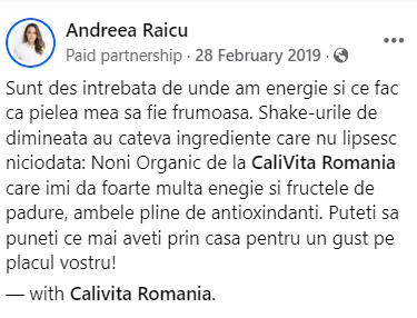 Organic Noni Calivita - suc concentrat de Noni organic [4]