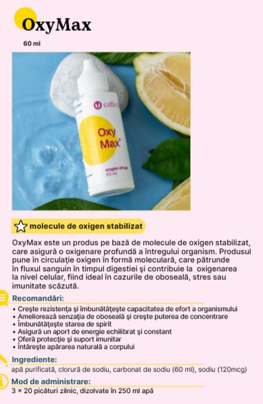 OxyMax Calivita. Vitalitate la fiecare picătură! [2]