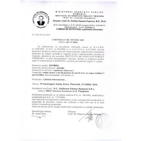 OxyMax Calivita. Vitalitate la fiecare picătură! [3]