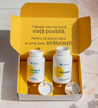 Pachet Enjoy life: Rhodiolin (120 tablete) + Omega 3 concentrate (100 capsule) [3]