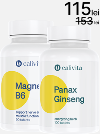 Suplimente naturale pentru somn și relaxare – Pachet Insomnie Panax Ginseng + MagneZi B6 [2]