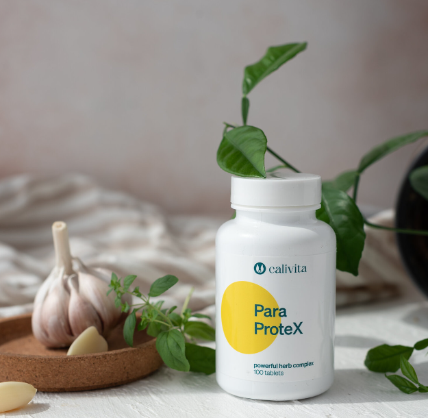 ParaProtex Calivita (100 tablete) asigura protectia  antiparazitară şi antimicrobiană. [3]
