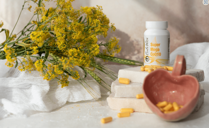Super Mega CoenzimaQ10 (30 capsule) are o megadoză de CoQ10 - 120 mg - [3]
