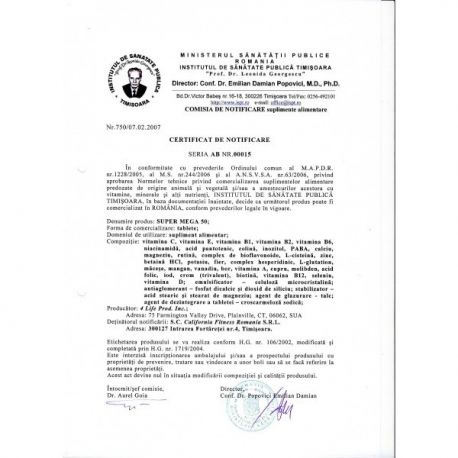 Super Mega 50: Multivitamine și Minerale pentru Energie și Vitalitate [2]