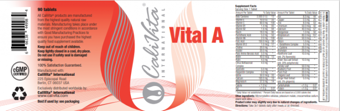 Vital A: Multivitamine Speciale pentru Grupa Sanguină A [3]