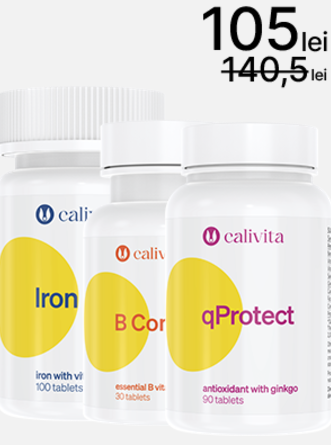 achet Anemie și Oboseală: Iron Plus, B Complex și qProtect pentru Energie și Imunitate [0]