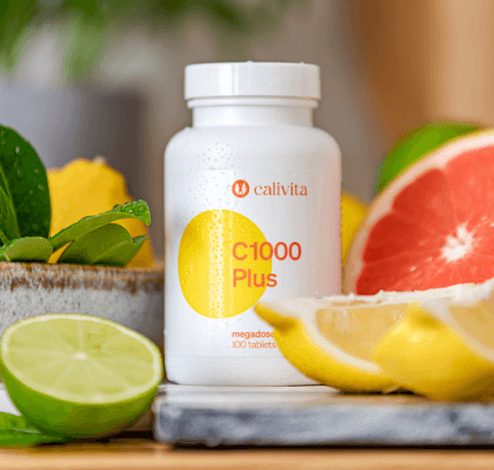 Vitamine - Vitamina C 1000 Plus Cali ivita (100 tablete) conţine o megadoză de 1000 mg de vitamina C