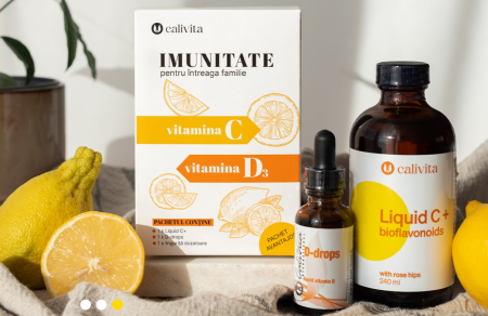 Pachet Imunitate: LiquidC + Ddrops (Vitamina C lichida -240 ml + Vitamina D lichida- 30 ml) [2]