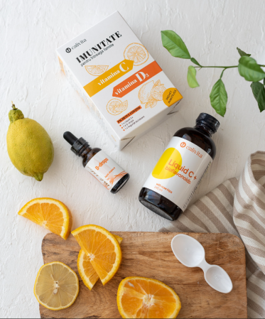 Produse Imunitate Calivita - Pachet Imunitate: LiquidC + Ddrops (Vitamina C lichida -240 ml + Vitamina D lichida- 30 ml)