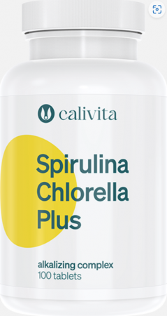 Afectiuni metabolice si de nutritie - Spirulina Chlorella PLUS Calivita (100 tablete)