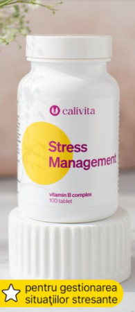 Pentru Stres, Oboseala, Somn -  Stress Management B Complex (100 tablete) este un complex natural de vitamine B.