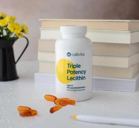 Optimizari psiho-emotionale si intelectuale - Triple Potency Lecithin, 100 capsule gelatinoase