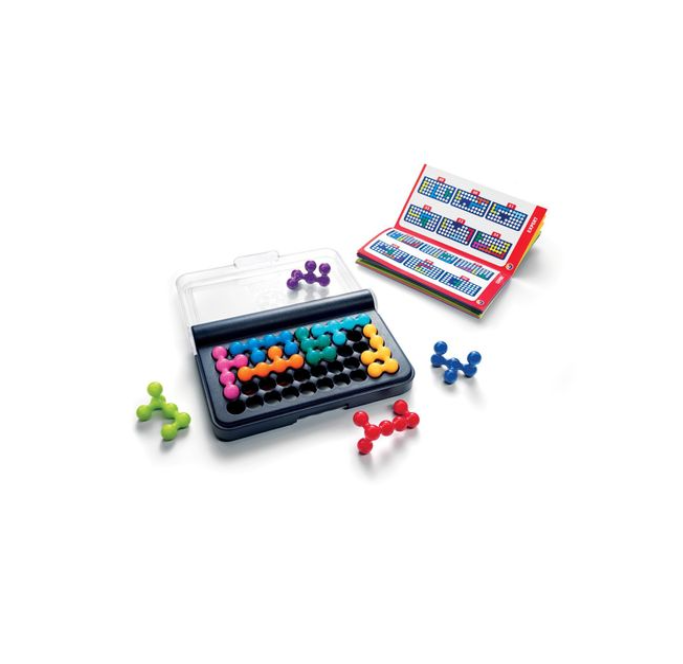 Joc de logica si inteligenta, carte cu 120 provocari, piese 3D, gandire spatiala, +6ani [7]