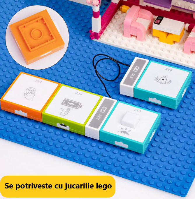 Joc educativ cu blocuri de constructie electrice, STEM [7]