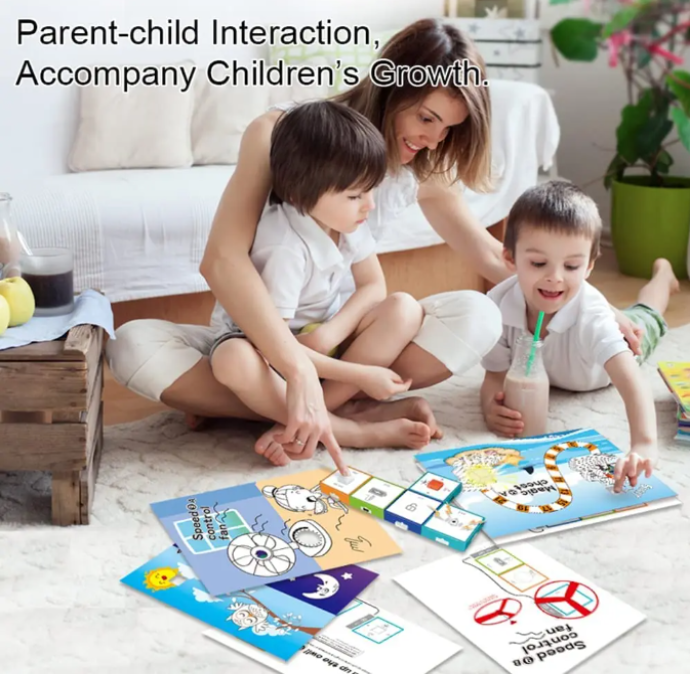 Joc educativ cu blocuri de constructie electrice, STEM [10]