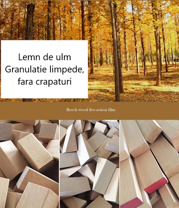 Set cuburi de constructie din lemn, contine puzzle 6 in 1 din lemn, culori pastel, 70 piese [7]