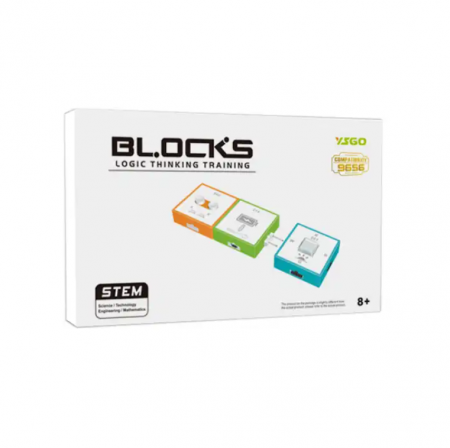 Jucarii educative - Joc educativ cu blocuri de constructie electrice, STEM