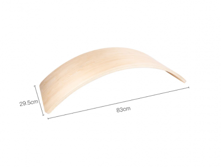 Placa de echilibru si balans, lemn natur, 83x29.5cm, +3ani [2]