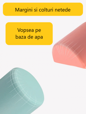 Set 115 cuburi de constructie din lemn "Orasul Meu",  contine puzzle Harta Urbana de 55x42cm [6]