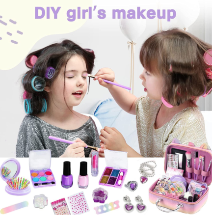 Set de machiaj pentru copii Ælements, model Unicorn, non-toxic, lavabil, usor de transportat [4]