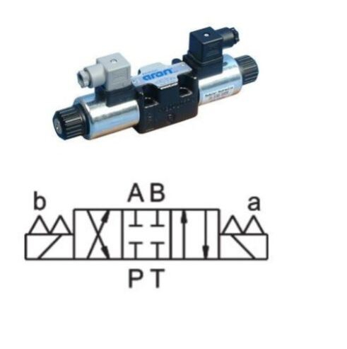 Electrovalvă ARON AD3E01C 4/3 CETOP-3 350 bar 60 l/min IP66 [2]