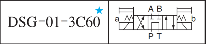 Electrovalva Yuken, model: DSG-01-3C60 [3]