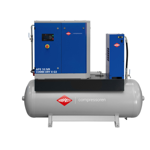Compresoare cu șurub AIRPRESS - Compresor cu șurub APS 10 IVR Combi DRY X G3 10 bar 7.5 kW