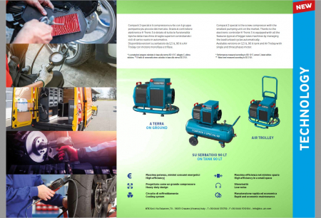 Compresor cu șurub COMPACK 2 Special AR Trolley 10 bar 290 l/min 3 kW [2]