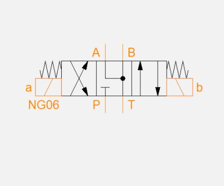 Electrovalvă ARON AD3E03C-2 4/3 CETOP-3 350 bar 80 l/min IP66 [2]