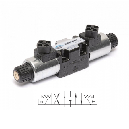 Electrovalvă ARON AD3E05C 4/3 CETOP-3 350 bar 80 l/min IP66 [1]