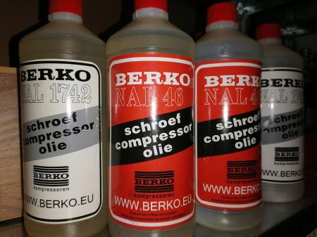 Ulei pentru compresoare cu surub - Ulei mineral pentru compresoare cu surub BERKO