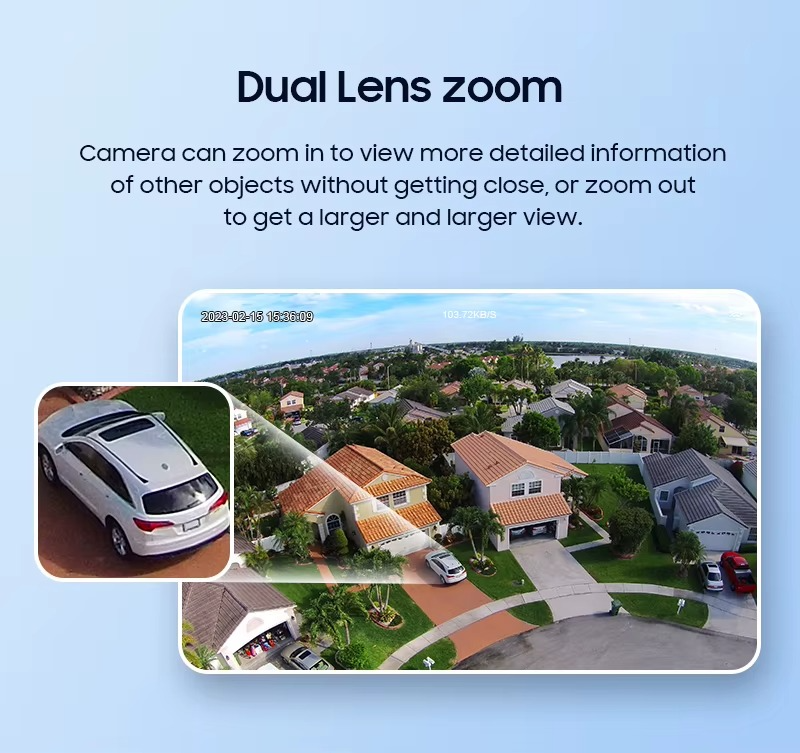 Camera Supraveghere ST-558-6M-12X, 4G, 6MP, 12X zoom, Incarcare Solara 20W [9]