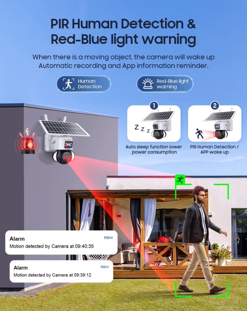 Camera Supraveghere ST-558-6M-12X, 4G, 6MP, 12X zoom, Incarcare Solara 20W [8]