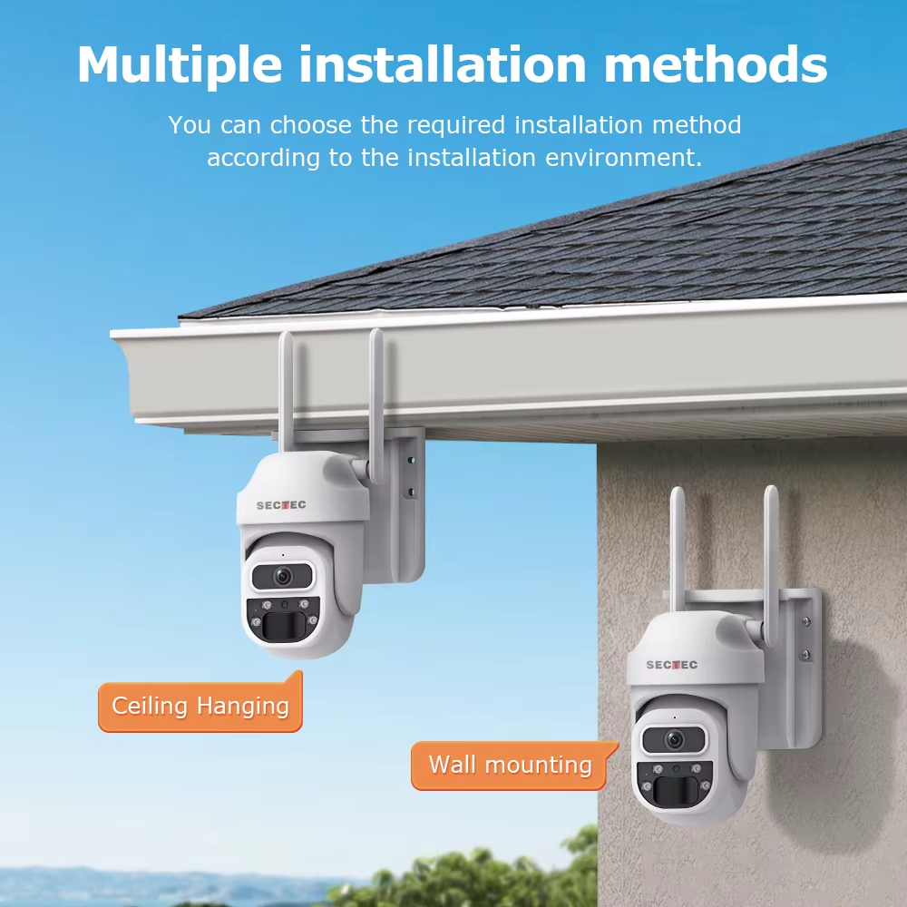 Camera Supraveghere ST-527, Wi-Fi, 3MP, Incarcare Solara 5W, Rotire Din Aplicatie, Rezistenta La Apa IP 65 [11]