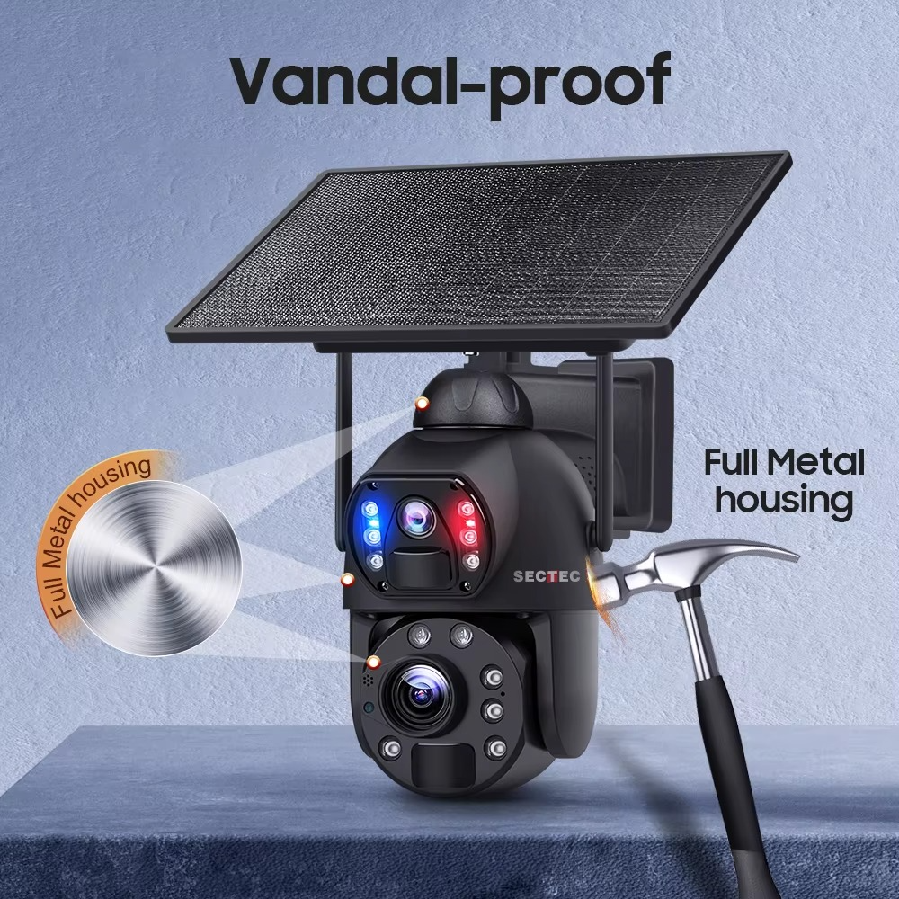 Camera Supraveghere ST-699-6M-36X-10W, Wi-Fi, 6MP, 36X zoom, Incarcare Solara 10W, Rotire Din Aplicatie, Rezistenta La Apa IP 66 [3]