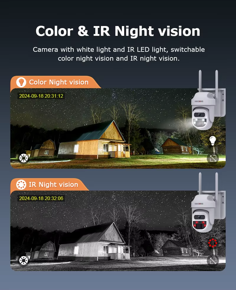 Camera Supraveghere ST-527, 4G, 3MP, Incarcare Solara 5W, Rotire Din Aplicatie, Rezistenta La Apa IP 65 [5]