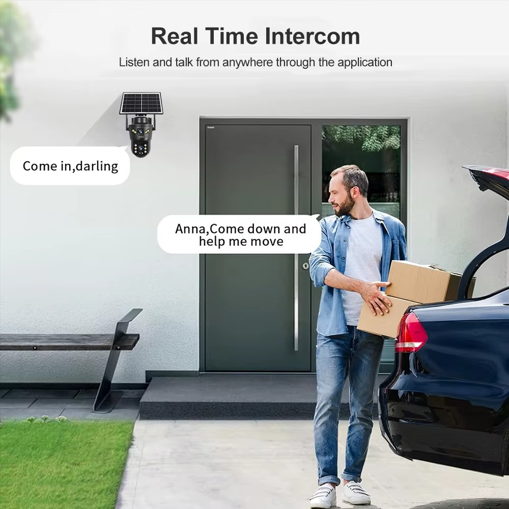 Camera Supraveghere LS-CS5, Wi-Fi, 6MP, acumulator 6000 mAh, Incarcare Solara 5.5W, Rotire Din Aplicatie, Rezistenta La Apa IP 66 [7]