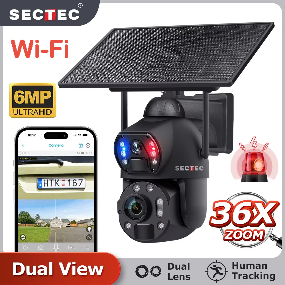 Camera Supraveghere ST-699-6M-36X-10W, Wi-Fi, 6MP, 36X zoom, Incarcare Solara 10W, Rotire Din Aplicatie, Rezistenta La Apa IP 66 [2]