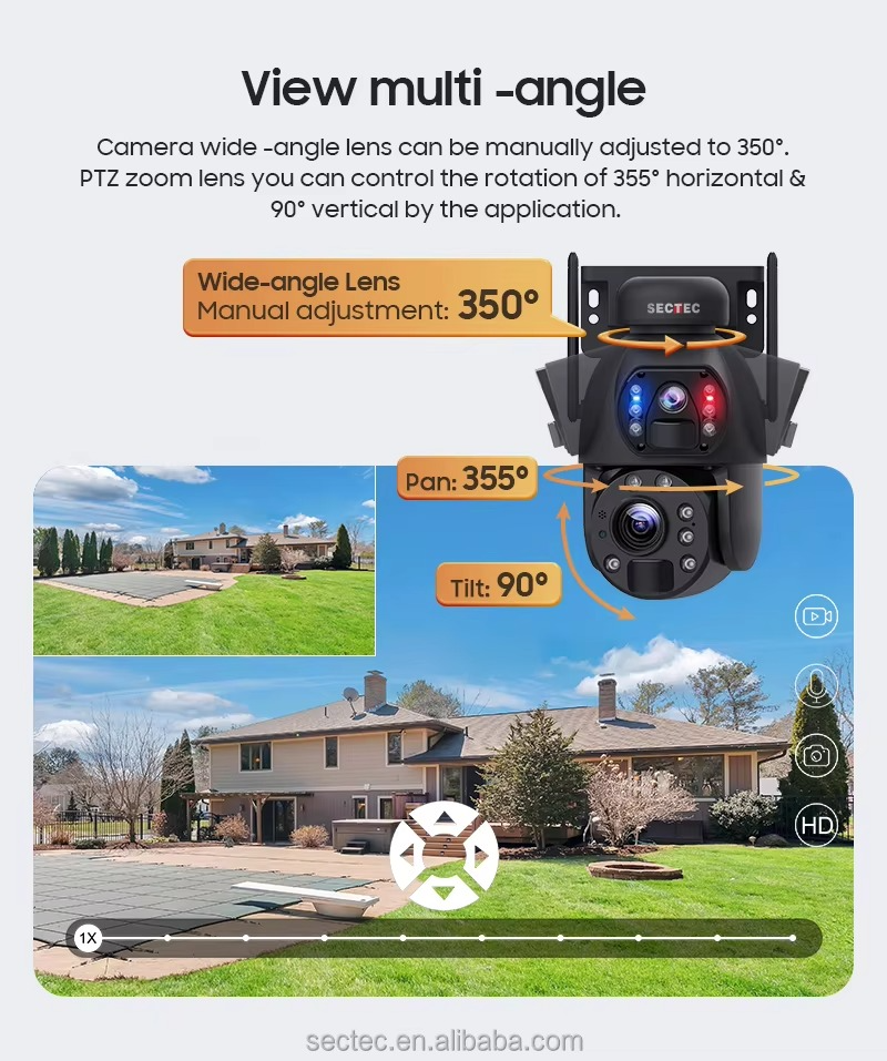 Camera Supraveghere ST-598-6M-20X, Wi-Fi, 6MP, 20X zoom, Incarcare Solara 6W [13]